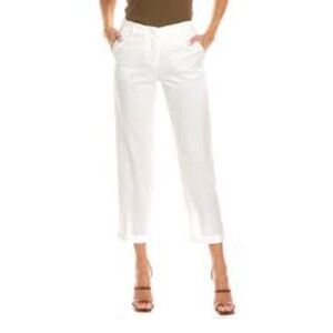 Armani White Cropped Pants